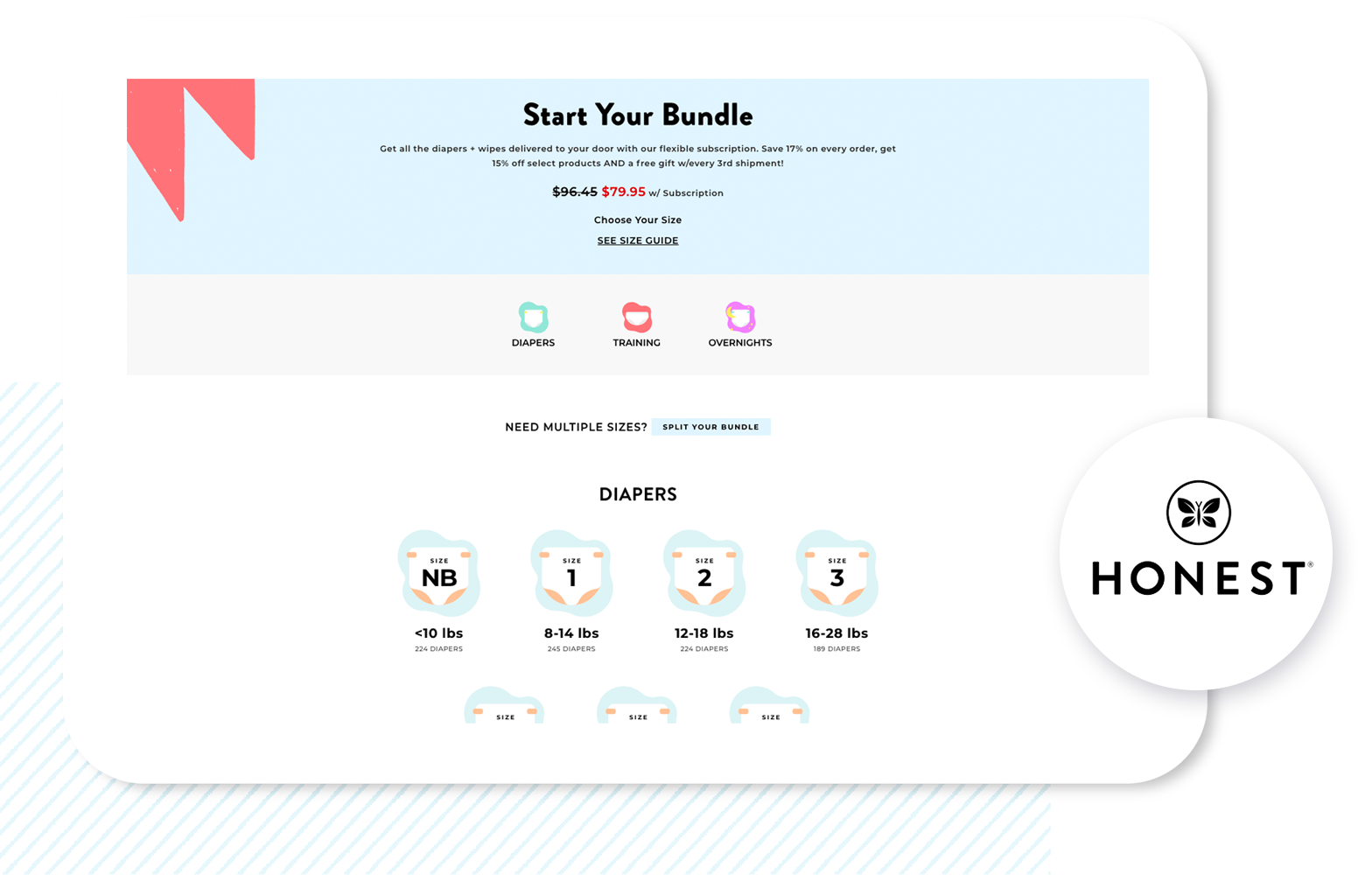 honest screenshot The Honest Company offers two types of Subscribe and Save subscriptions.