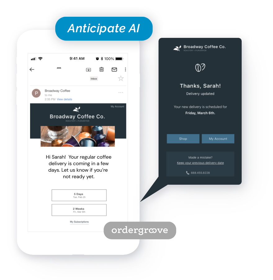 anticipate-ai-callout Robust self-service tools