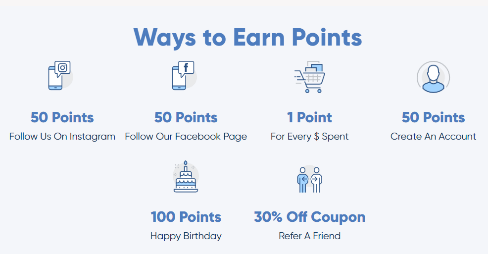 CBDistillery Loyalty Program example