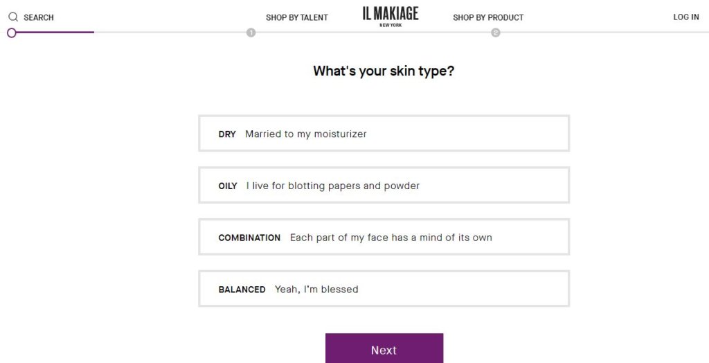 eCommerce customer retention example from Il Makiage