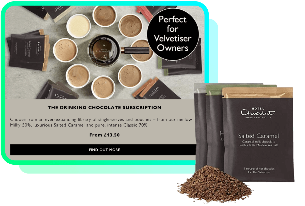 Hotel Chocolat subscription best practice