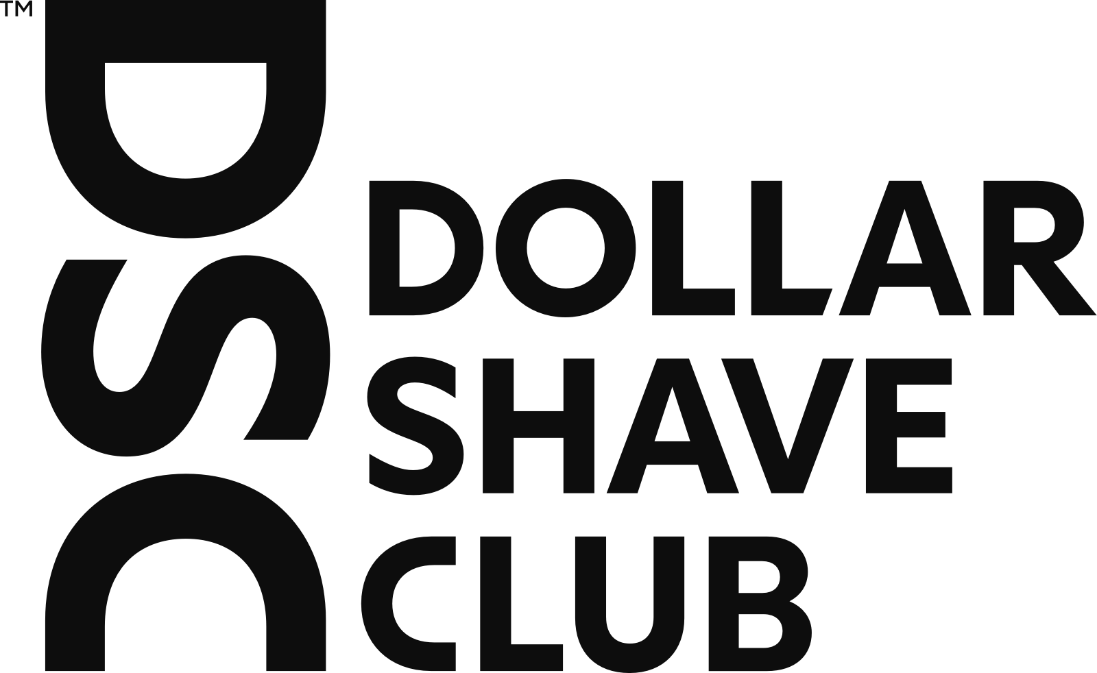 Dollar Shave Club logo black